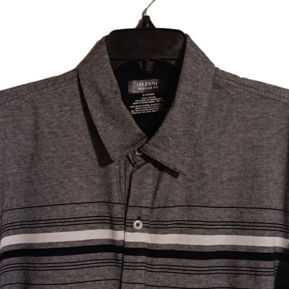 ALFANI Men's Regular Fit Button Down Shirt XL Great Pre-Owned Condition - Picture 2 of 5